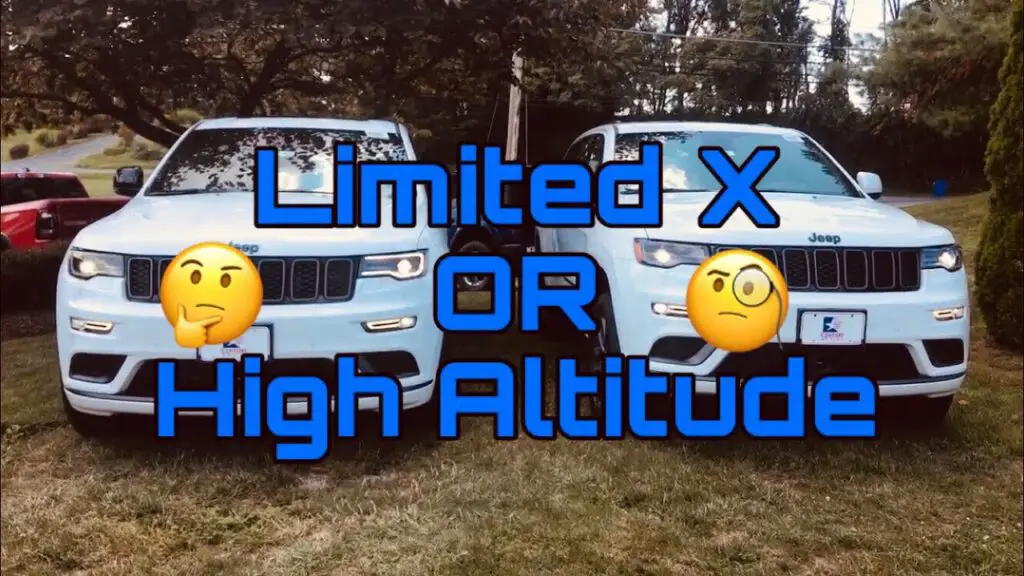 Jeep Grand Cherokee Altitude Vs Limited