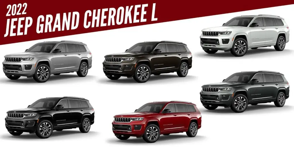 Jeep Cherokee Colors